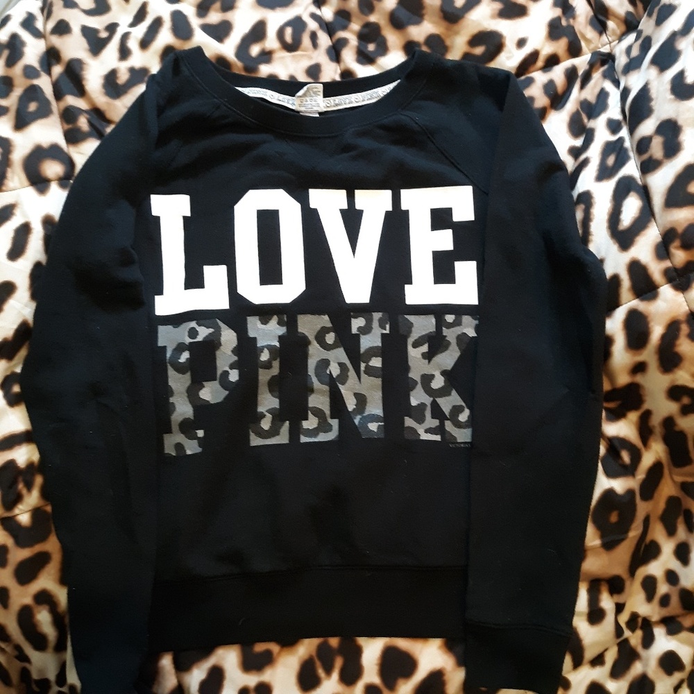 Pink Cheetah Print Sweatshirt
